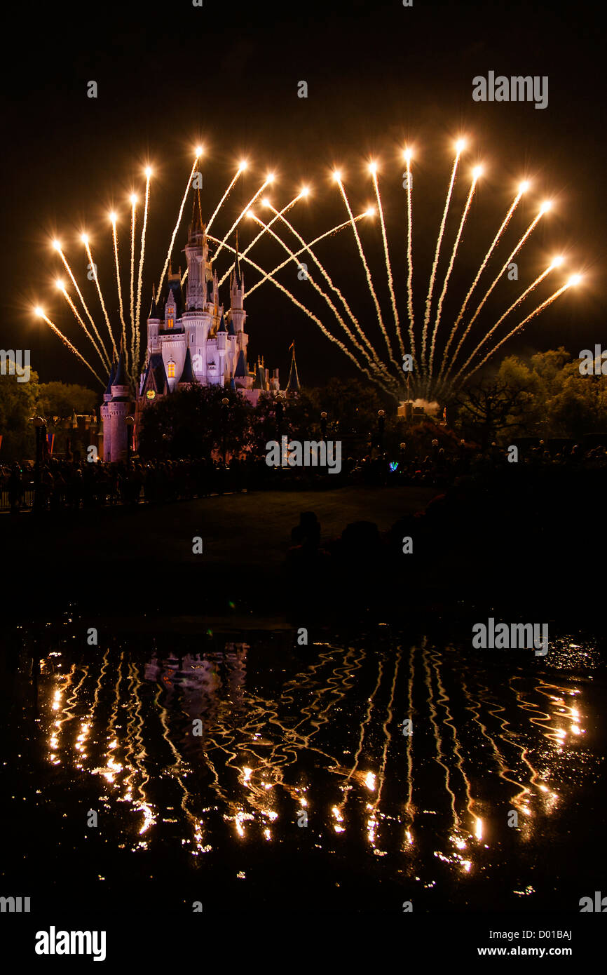 Disneyworld Florida USA Magic Kingdom will 2012 Stockfoto