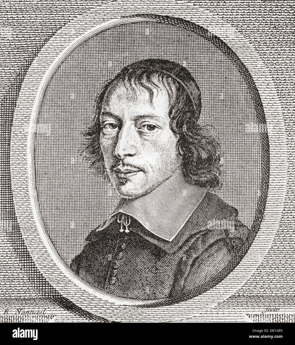 Gilles Ménage, 1613-1692. 17. Jahrhundert französischen Gelehrten. Stockfoto