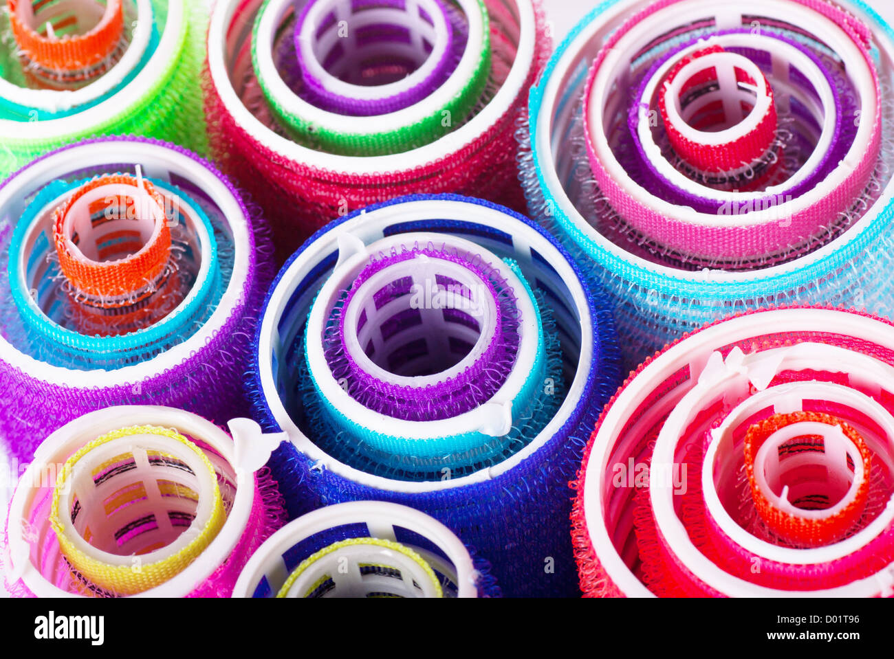 Lockenwickler Stockfoto