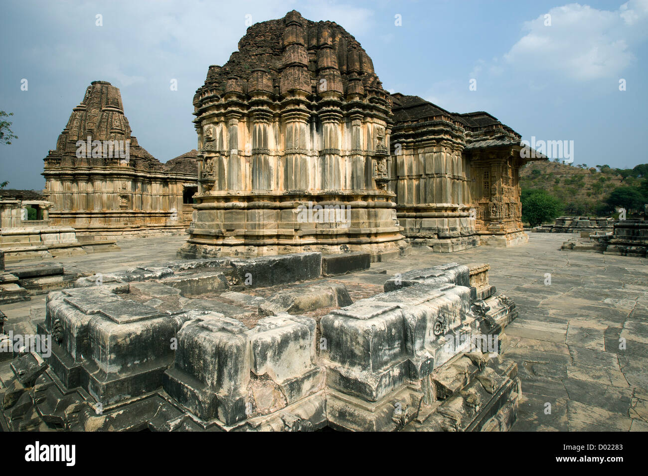 SaaS Bahu Tempel Nagda Rajasthan Indien Stockfoto