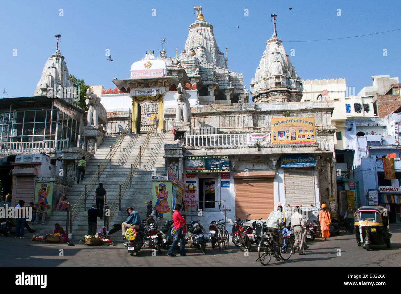 Jagdish Tempel Udaipur Rajasthan Indien Stockfoto