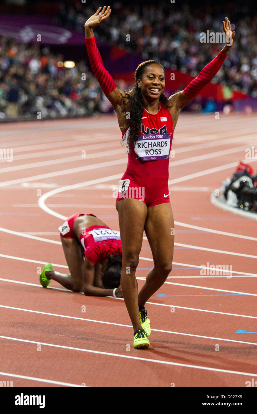 Sanya Richards-Ross (USA)-Goldmedaillen-Gewinner bei der Frauen 400m ...