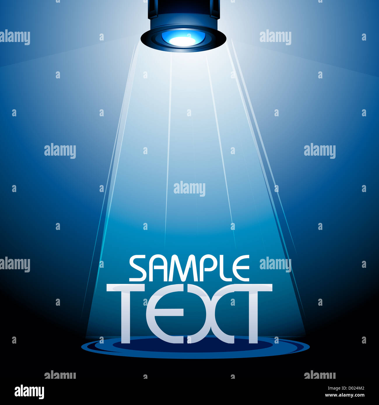 Abbildung der Bühne Licht Stockfoto