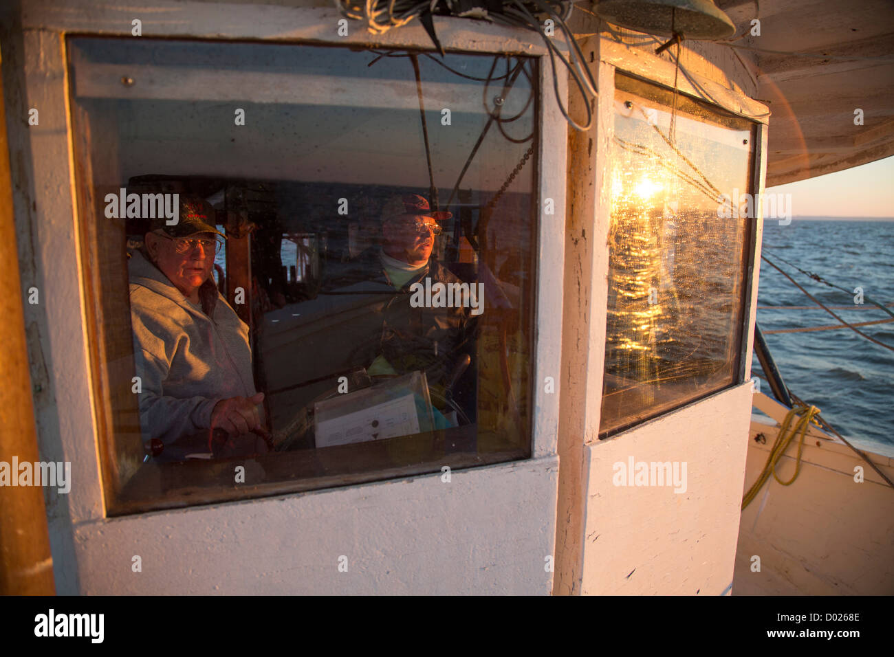 Garnelen-Trawler Stockfoto