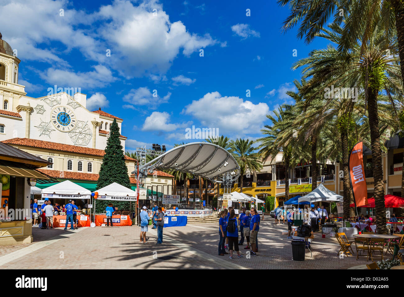 CityPlace Entwicklung, South Rosemary Avenue, West Palm Beach, Treasure Coast, Florida, USA Stockfoto