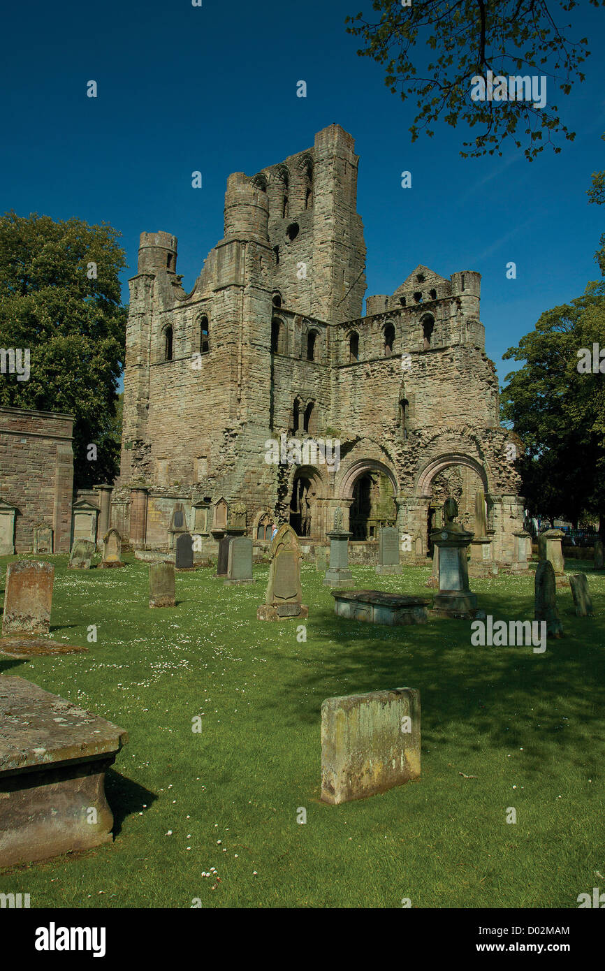 Kelso Abbey, Kelso, Scottish Borders Stockfoto