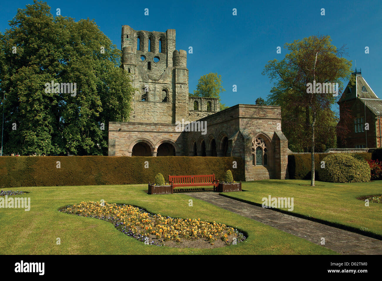 Kelso Abbey, Kelso, Scottish Borders Stockfoto
