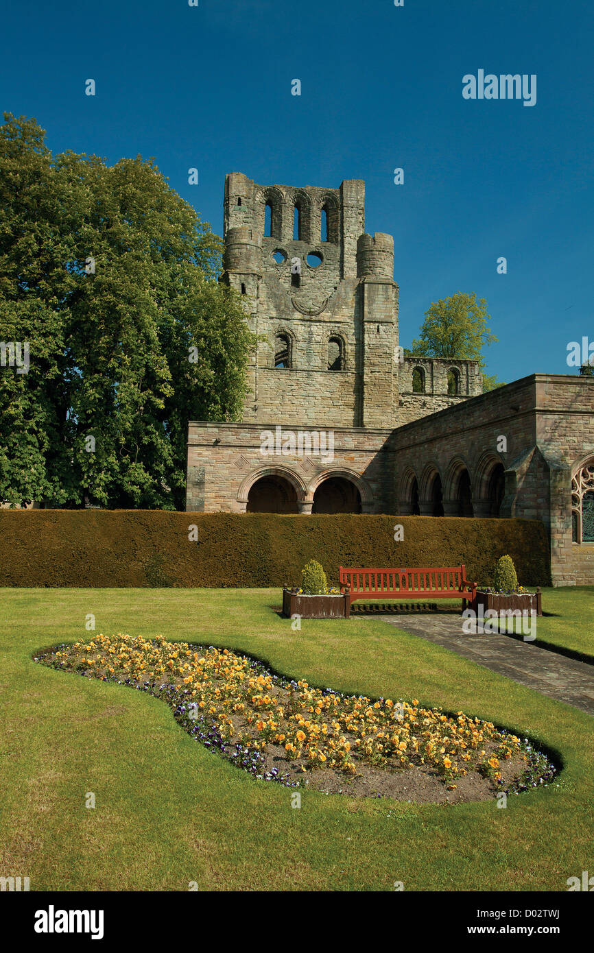 Kelso Abbey, Kelso, Scottish Borders Stockfoto