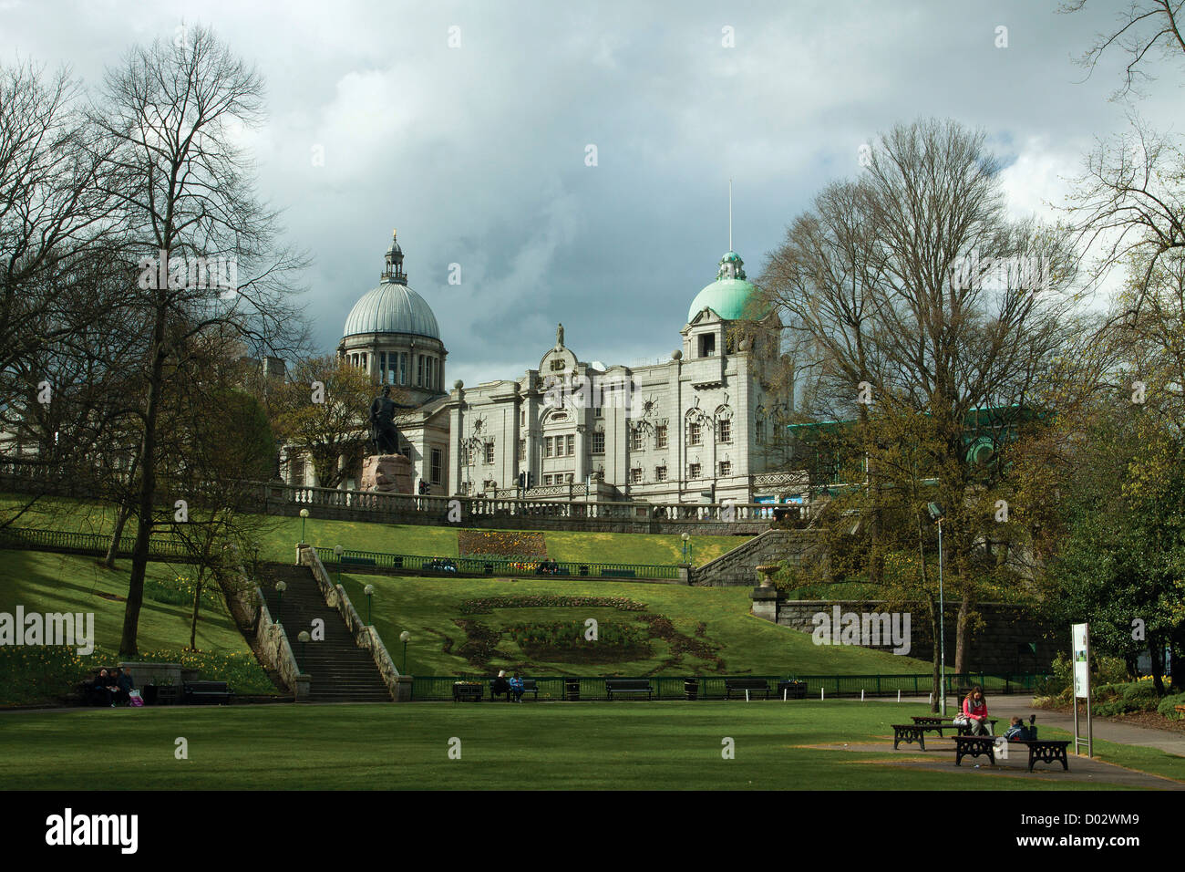 Seine Majestät Theater von Union Terrace Gardens in der Stadt von Aberdeen Stockfoto