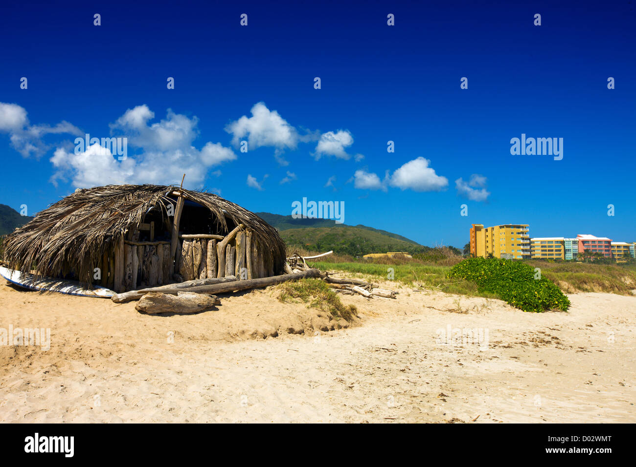 Immobilien - Budget und teuer, Venezuela, Margaritha Insel Strand Stockfoto