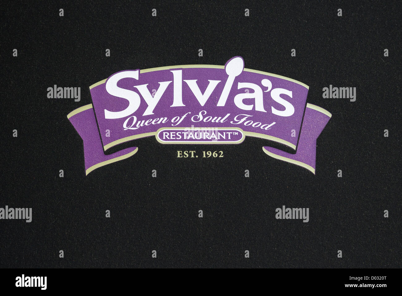 Sylvia es Restaurant in Harlem, New York, Zeichen Stockfoto