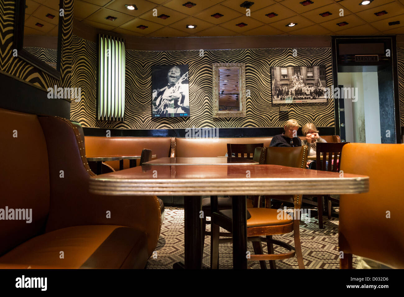 Lenox Lounge Restaurant, jazz-Club in Harlem, New York Stockfoto