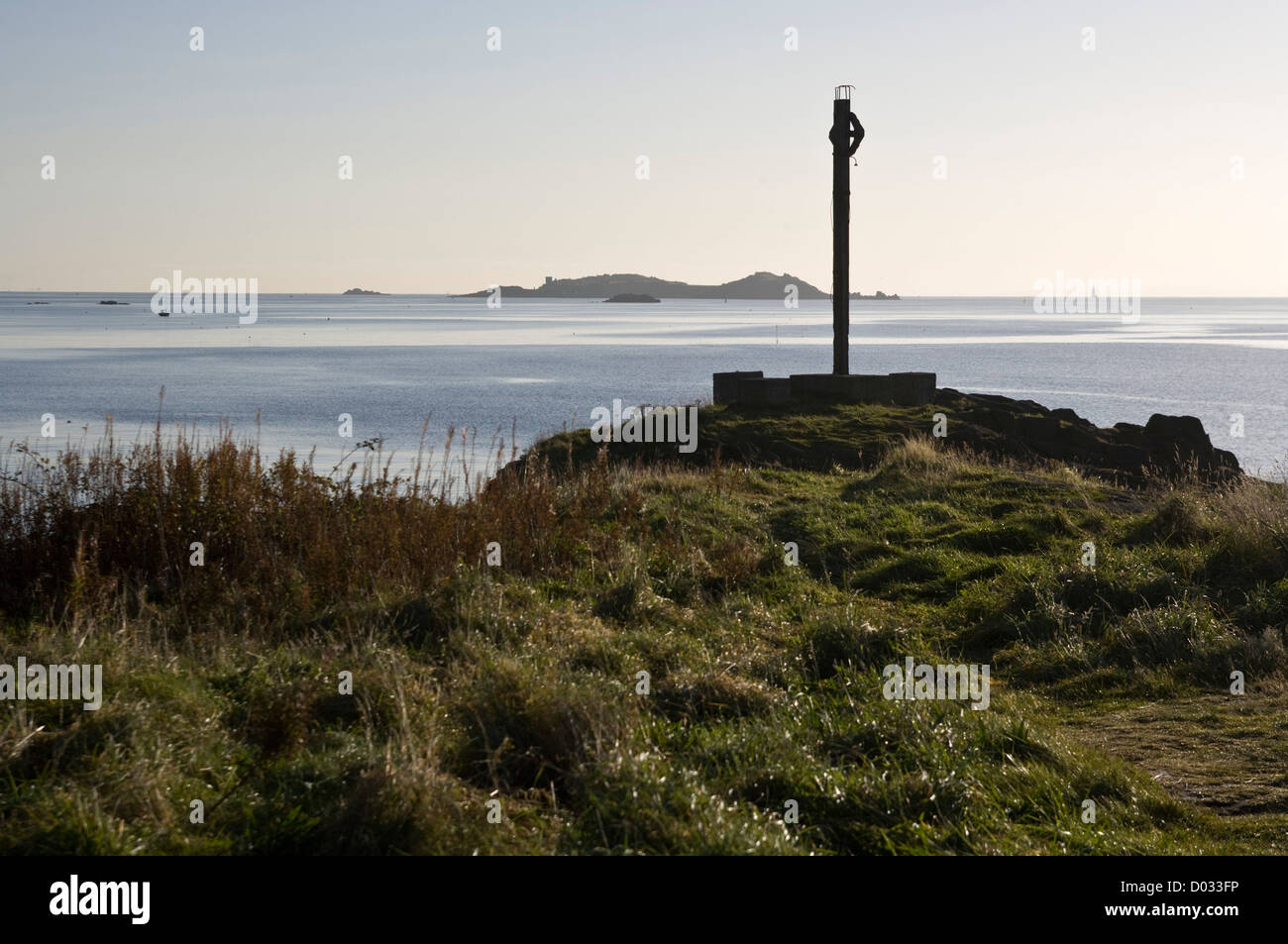 Downing Punkt in Dalgety Bay entlang der Küste von Fife, Schottland Stockfoto