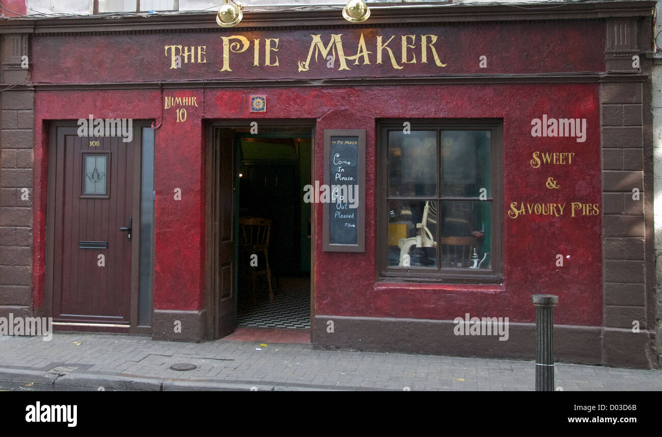 Pie Maker Café Galway County Galway, Irland Stockfoto