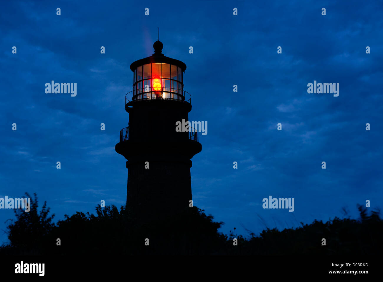 Gay Head Lighthouse, Aquinnah, Martha's Vineyard, Massachusetts, USA Stockfoto