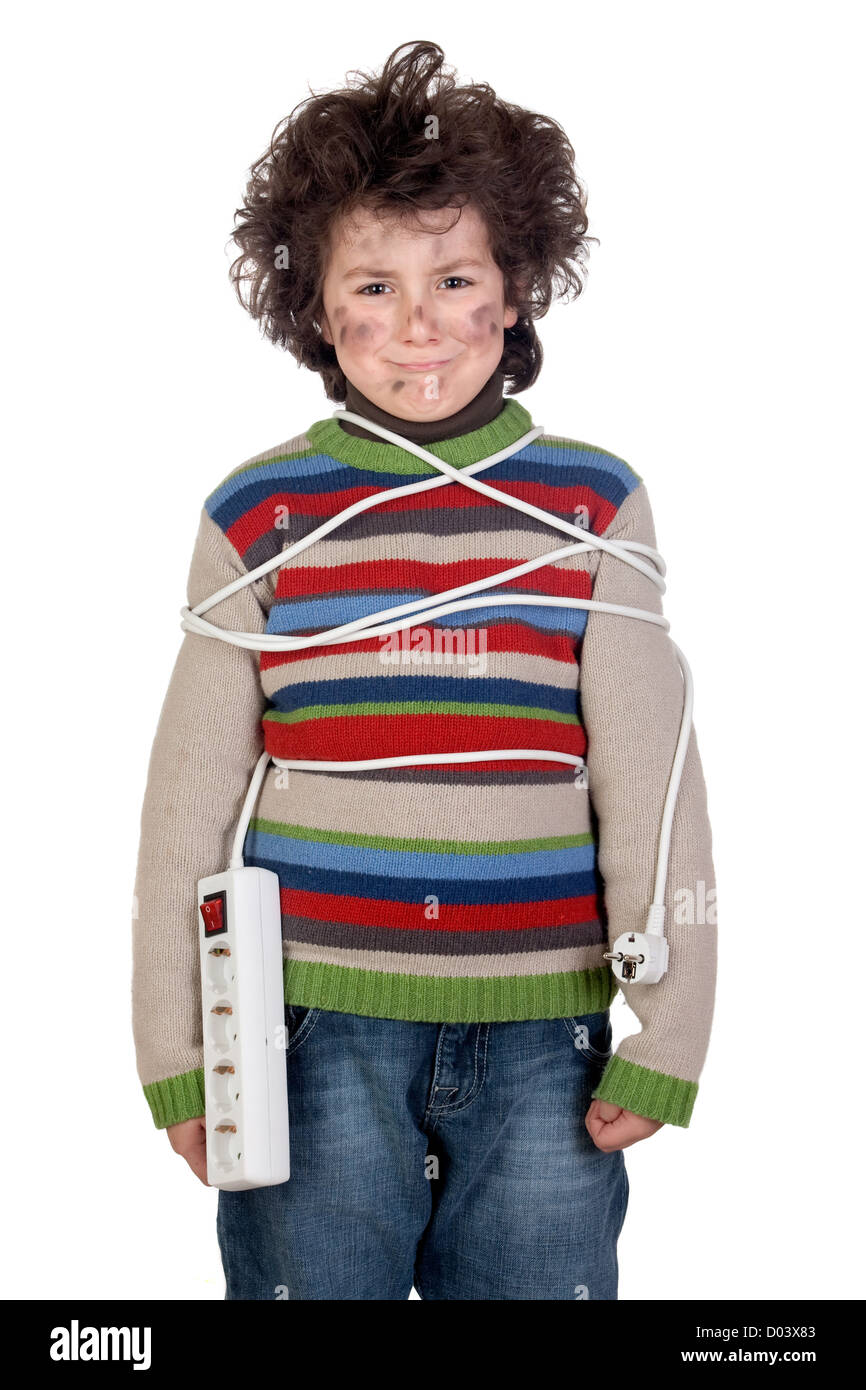 Boy electric shock -Fotos und -Bildmaterial in hoher Auflösung - Seite 2 -  Alamy