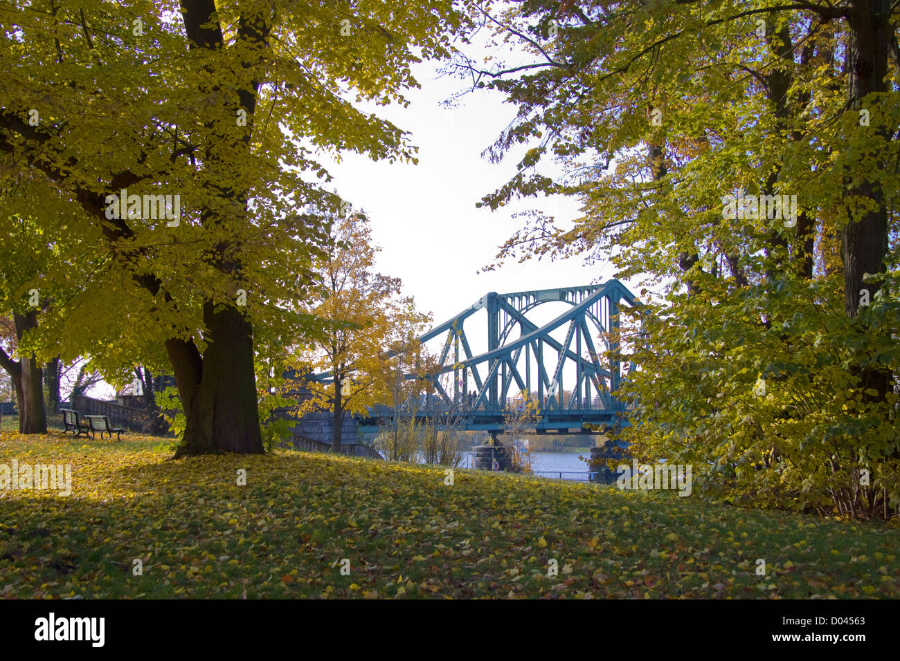 Glienicker Brücke, Teil Berlins Stockfoto