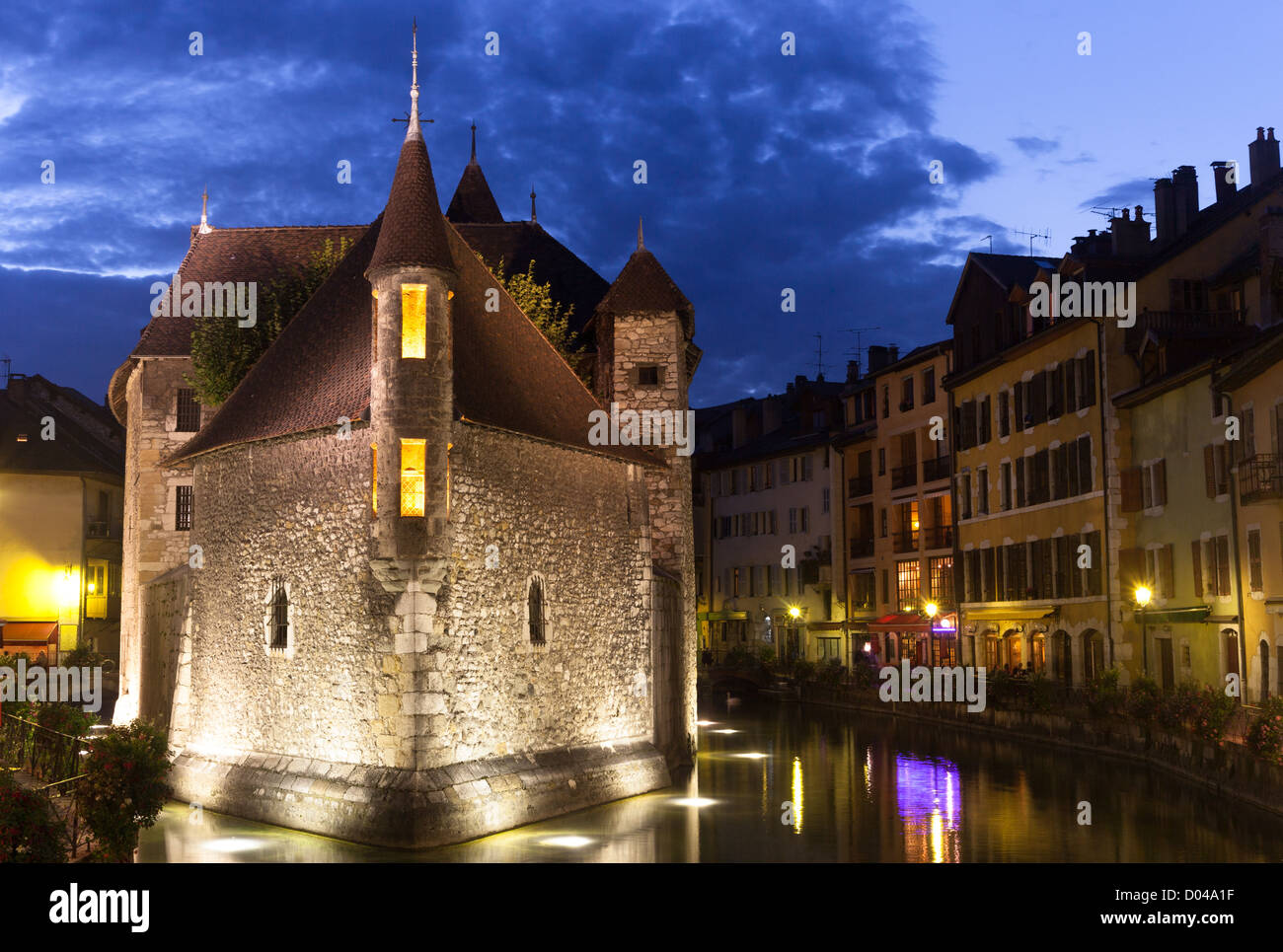 Palais de l ' Isle de Nuit annecy Stockfoto