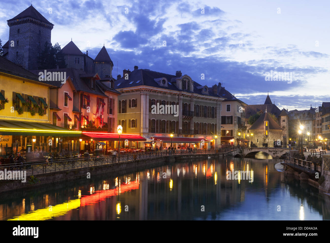 Palais de l ' Isle de nuit Stockfoto
