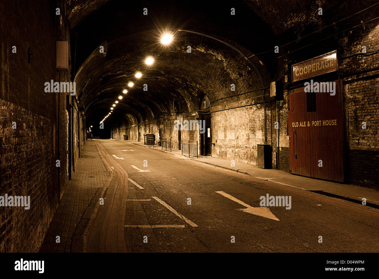 London-Westminster Nacht unter Brücke Straße Stockfoto