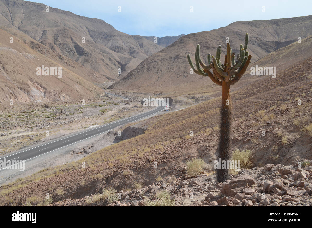 Ruta 5, in der Nähe von Putre und Lauca Nationalpark, Chile