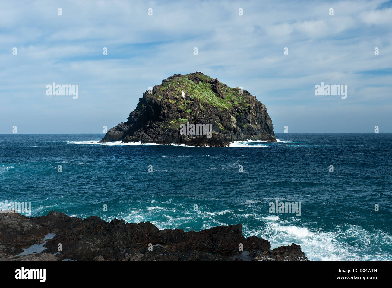 Ansicht-Insel, Meer auf den Kanarischen Inseln Stockfoto