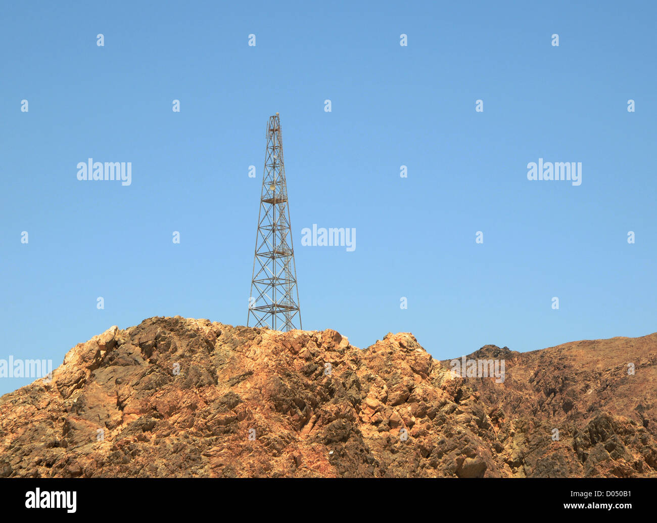 Sinai-Berge in der Region von Taba in Ägypten Stockfoto