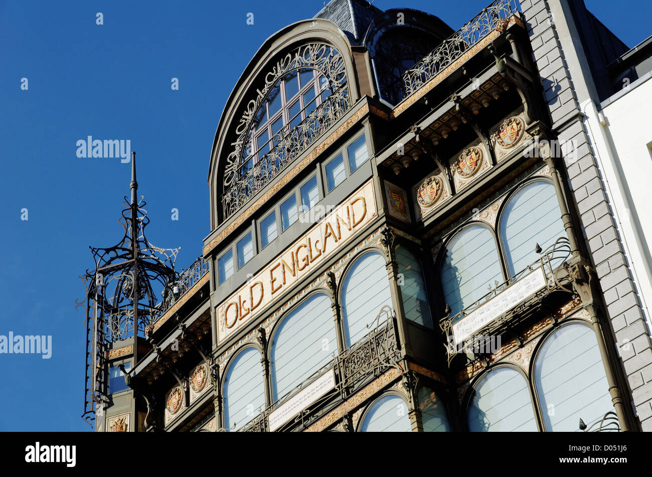 England-Altbau - Museum für Musikinstrumente Stockfoto