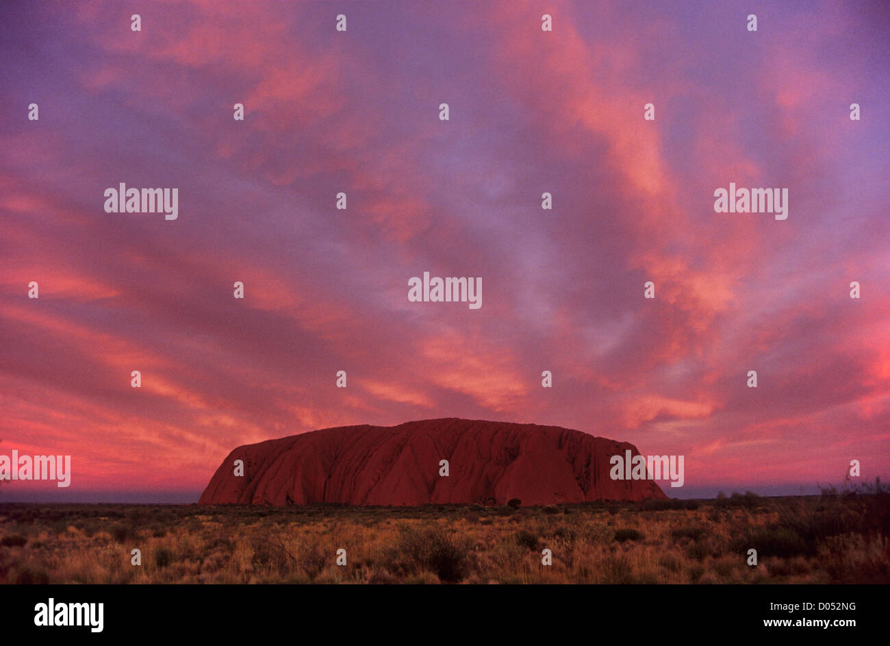 Ayers Rock, Australien. Stockfoto