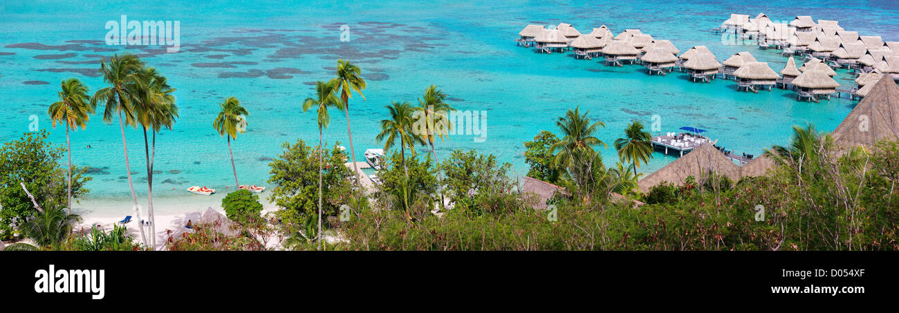 Moorea Insel panorama Stockfoto