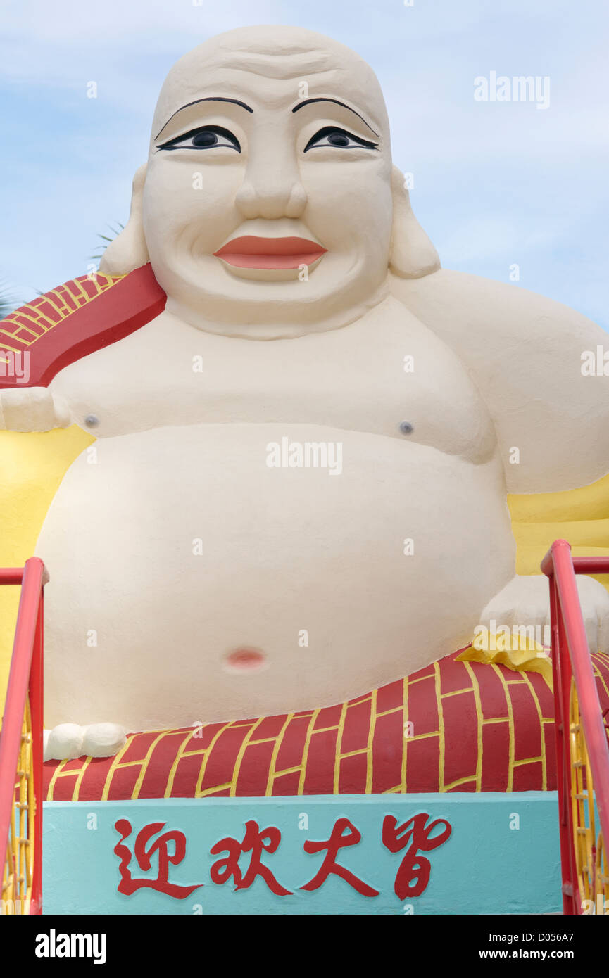 Buddha-Statue am Pagode Ling San Tuaran, Sabah, Borneo Stockfoto