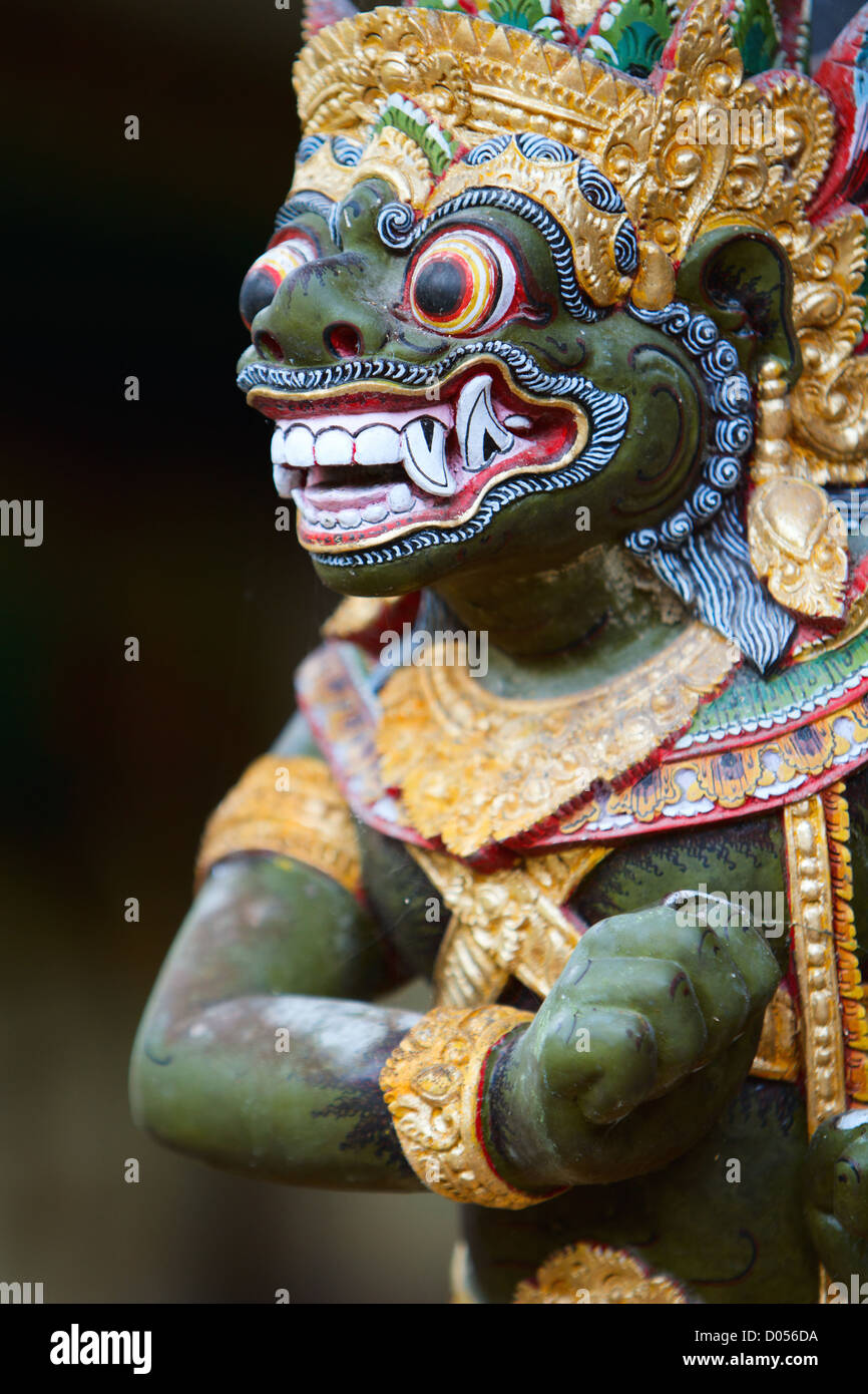 Nahaufnahme des balinesischen Gottes statue Stockfoto