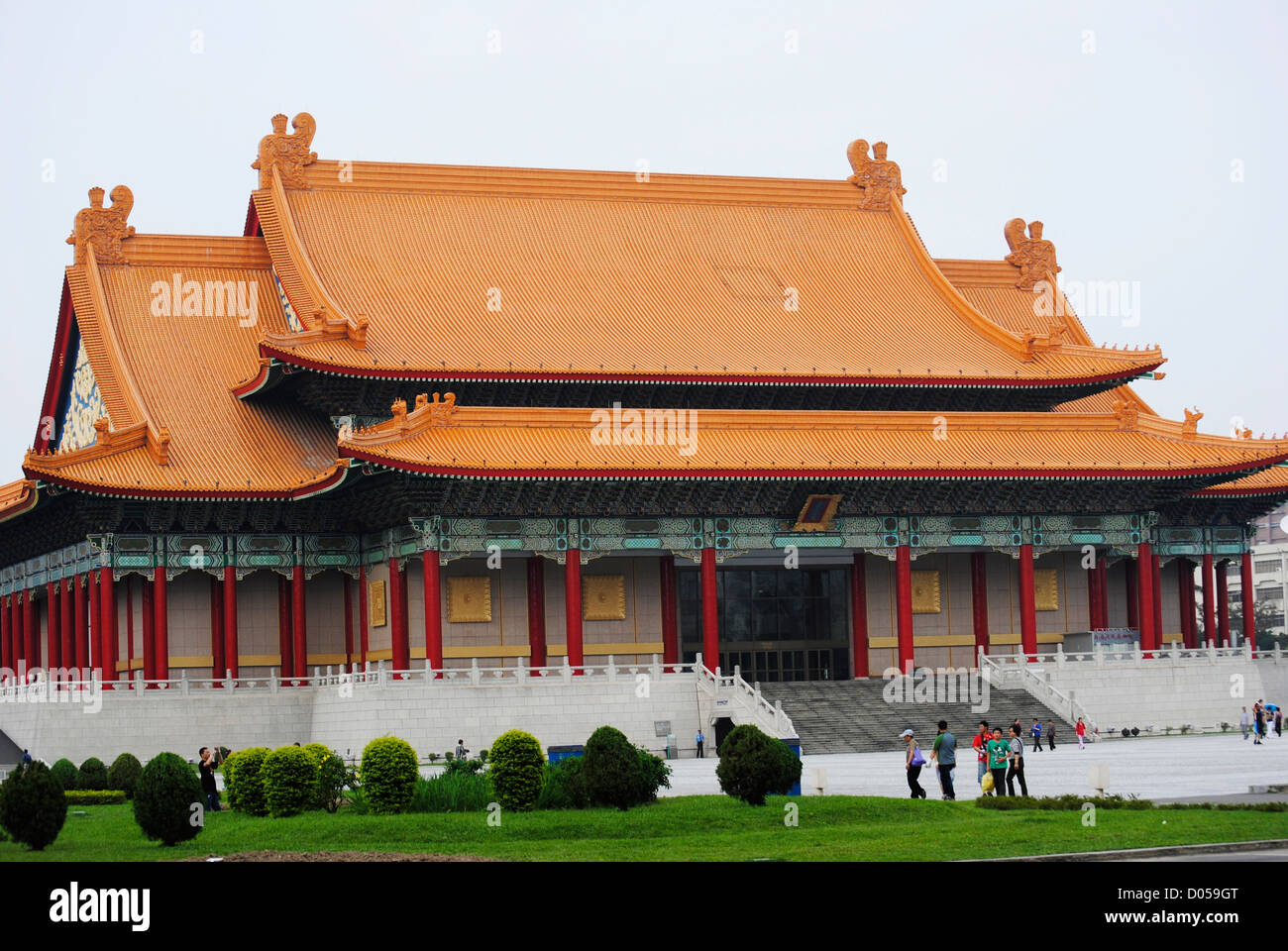 Nationale Konzerthalle am Chiang Kai Shek Memorial, Taipei, Taiwan Stockfoto