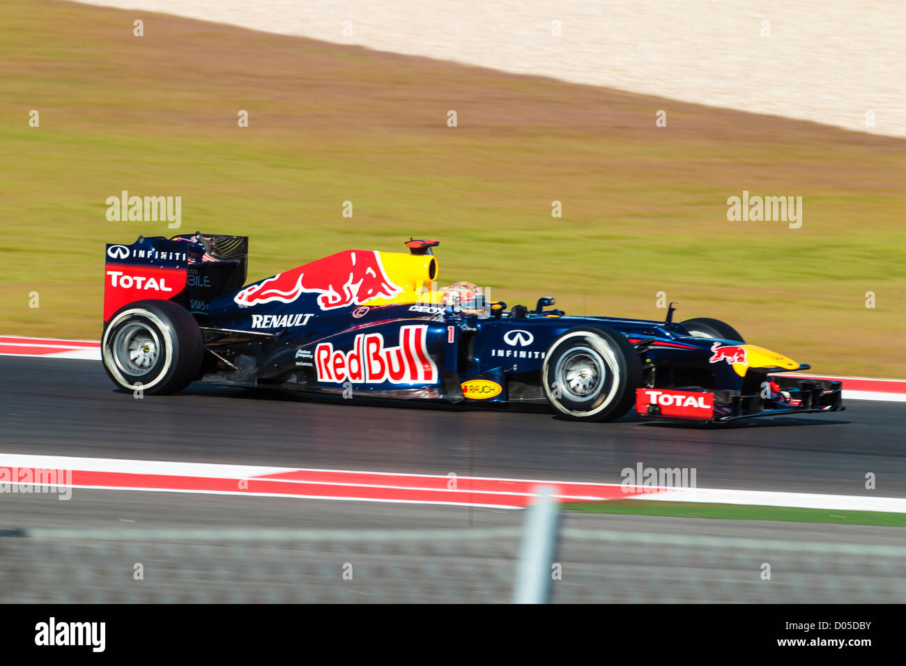 17. November früh übt auf dem Circuit of the Americas Austin, sichert Texas.Sebastian Vetterl Umfrage Position zum amerikanischen Grand Prix F1 Runde 19. Stockfoto