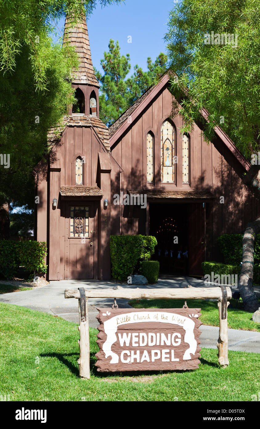 Eine Hochzeitskapelle in Las Vegas Stockfoto