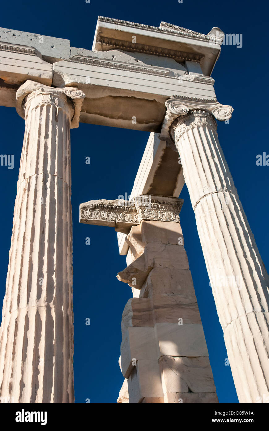 Der Parthenon ist ein Tempel auf der Athener Akropolis, Griechenland Stockfoto