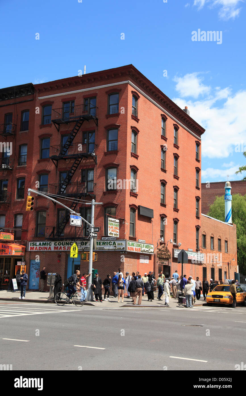 Islamischer Rat von Amerika, East Village, Manhattan, New York City, USA Stockfoto