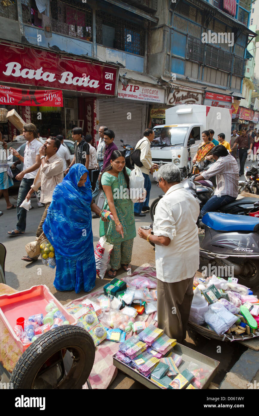 Typischer Alltag in Mumbai, Indien Stockfoto