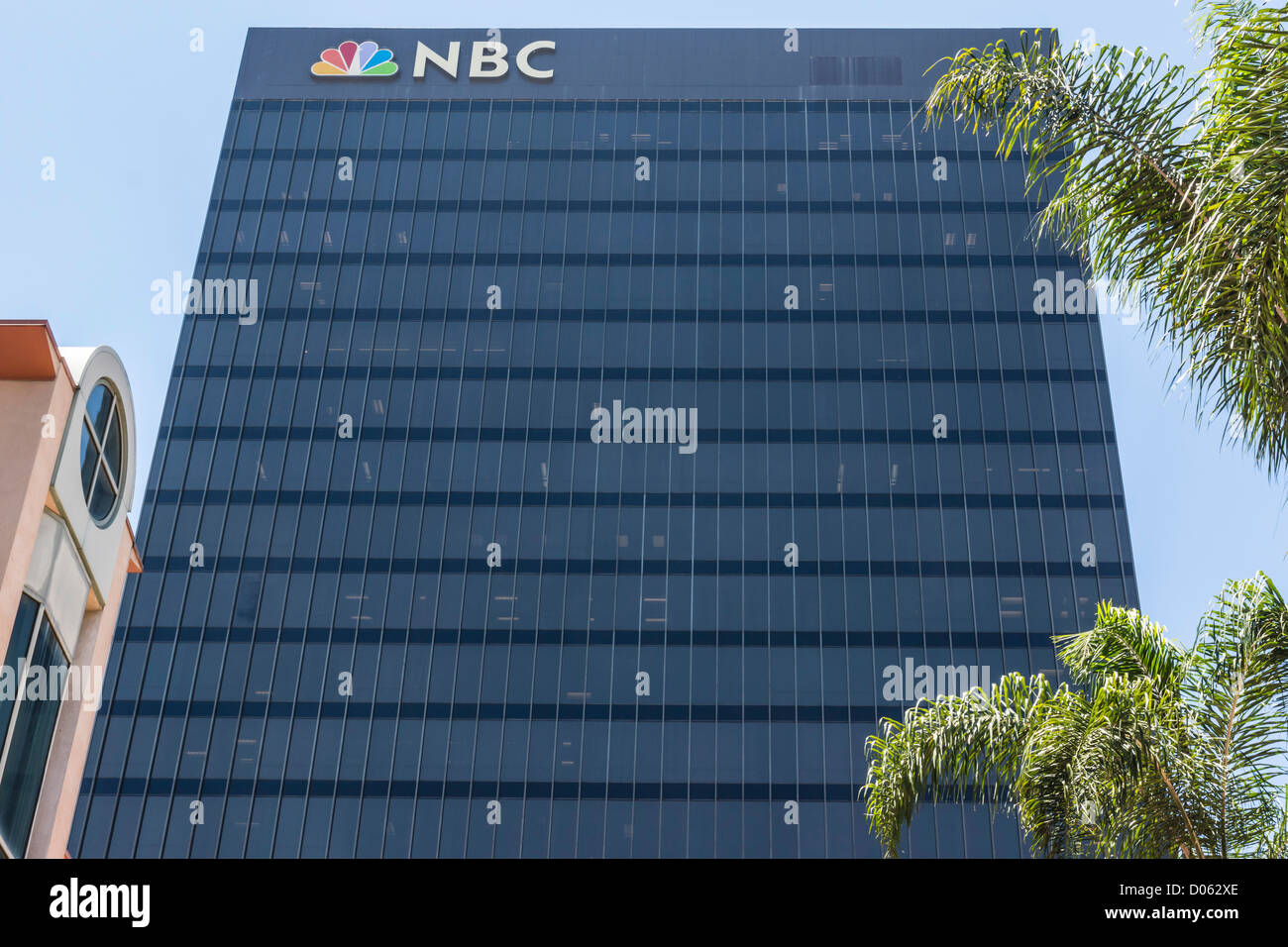 NBC National Broadcasting Corporation HQ in San Diego Kalifornien. Stockfoto