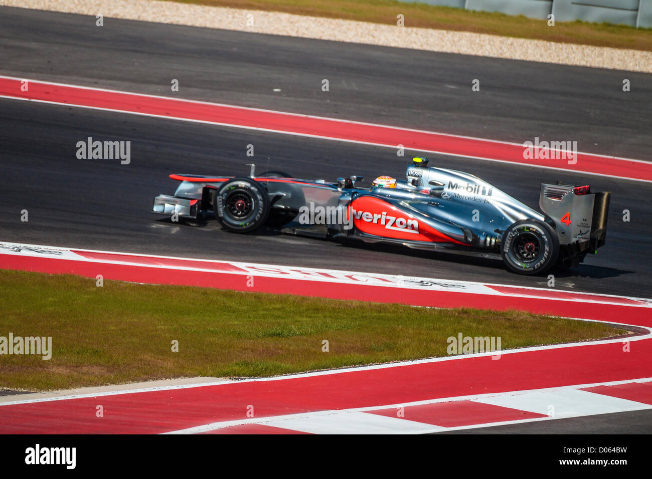 Austin, Texas, USA. 18. November 2012. F1 Circuit of the Americas 18. November 2012. Austin, Texas. Formel 1 Runde 19. Hamilton, Maclaren, Stockfoto