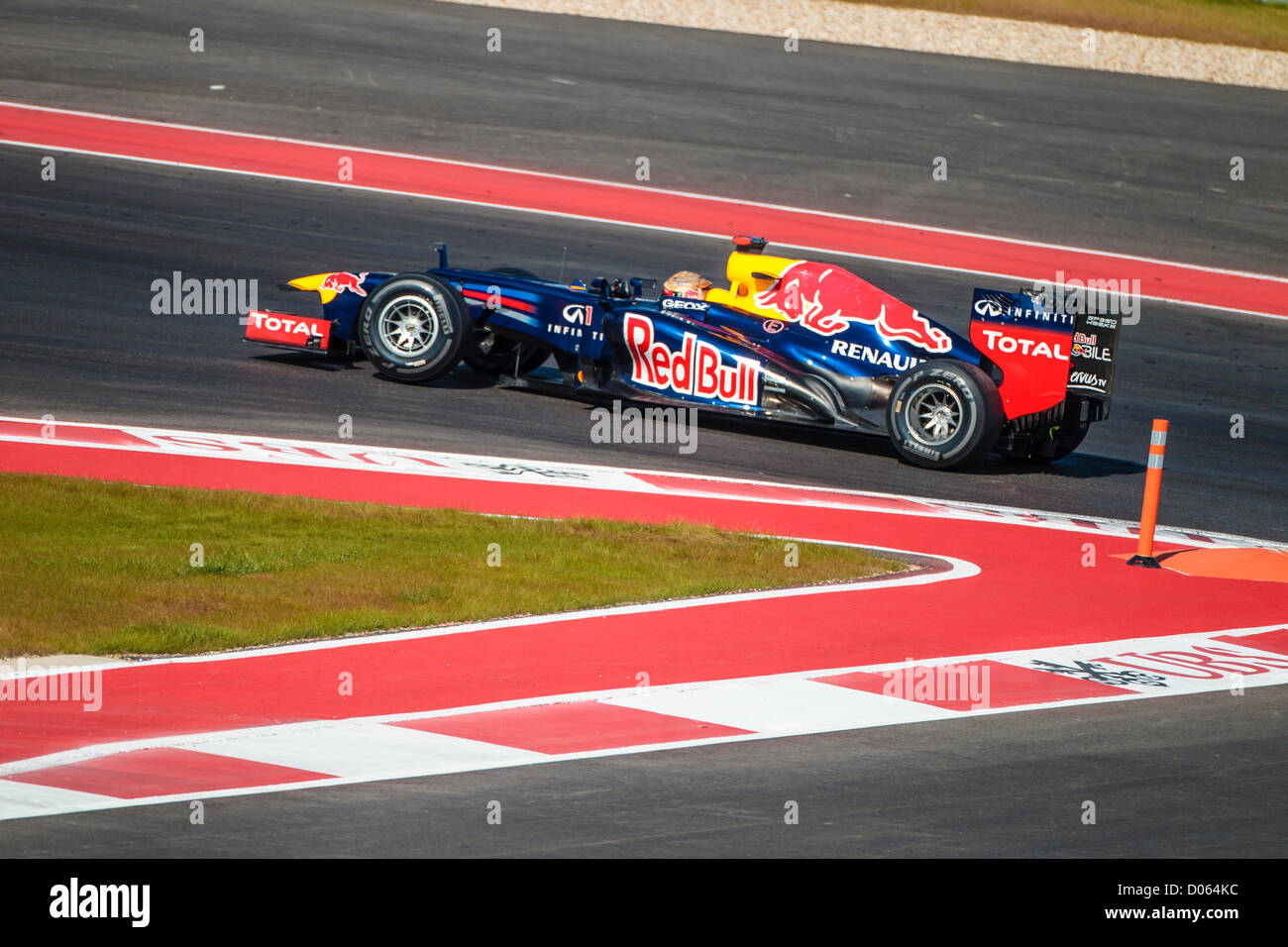 Austin, Texas, USA. 18. November 2012. F1 Circuit of the Americas 18. November 2012. Austin, Texas. Formel 1 Runde 19. Vettel, Red Bull Stockfoto