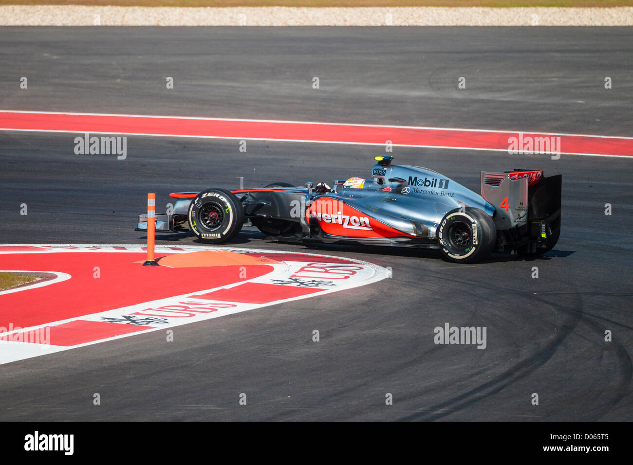 F1 Circuit of the Americas 18. November 2012. Austin, Texas. Formel 1 Runde 19. Stockfoto