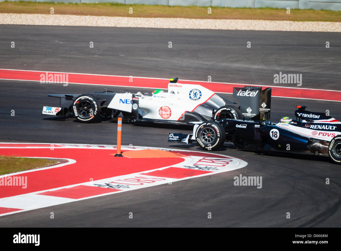 F1 Circuit of the Americas 18. November 2012. Austin, Texas. Formel 1 Runde 19. Stockfoto