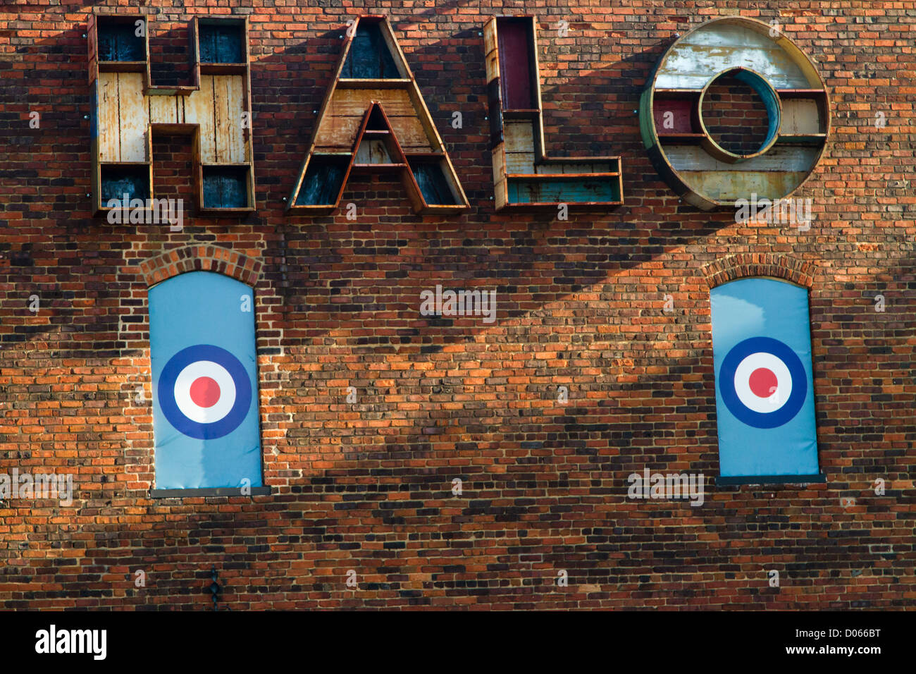 Halo-Zeichen in High Point NC Stockfoto