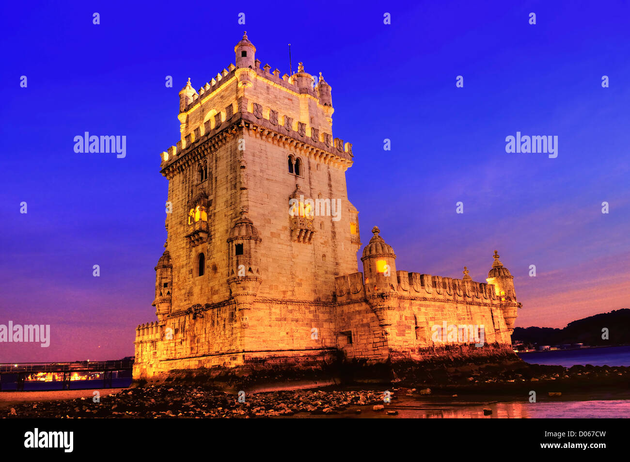 Turm von Belem in Lisbone Stadt, Portugal Stockfoto