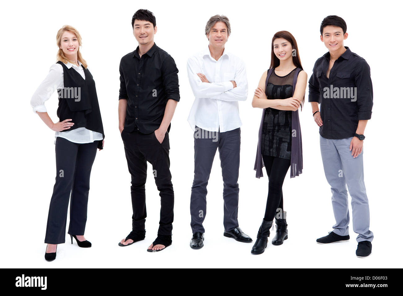 Internationale Business-team Stockfoto