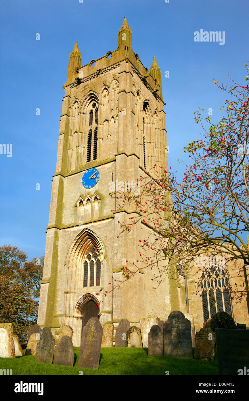 St Andrew es Church, Whissendine, Rutland UK Stockfoto