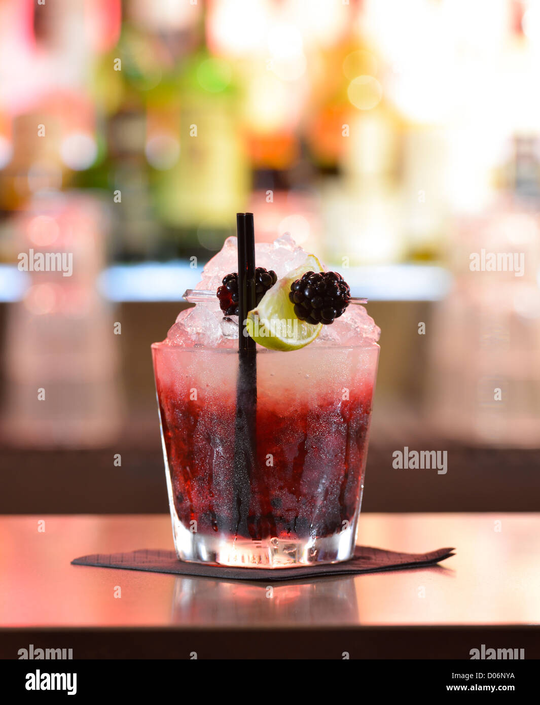 Cocktail in einer bar Stockfoto