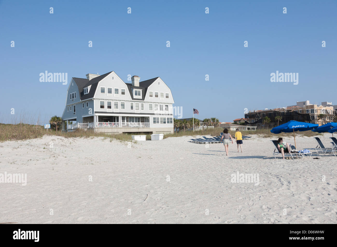 Elizabeth Pointe Lodge am Strand Resorthotel in Amelia Island, Florida Stockfoto