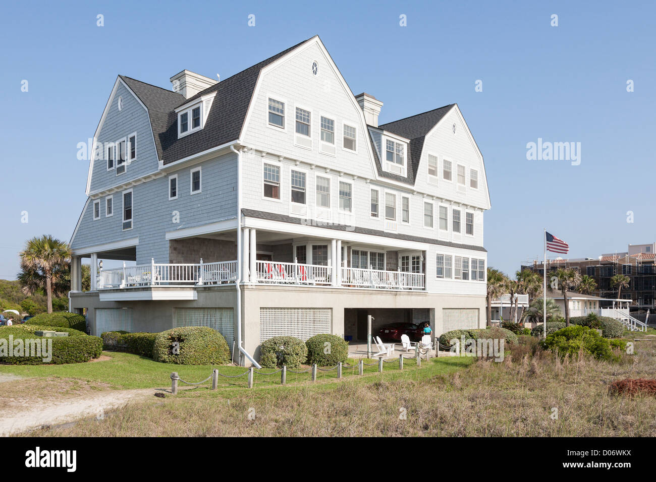 Elizabeth Pointe Lodge am Strand Resorthotel in Amelia Island, Florida Stockfoto